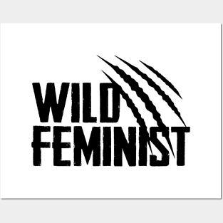 Wild Feminist Claws Posters and Art